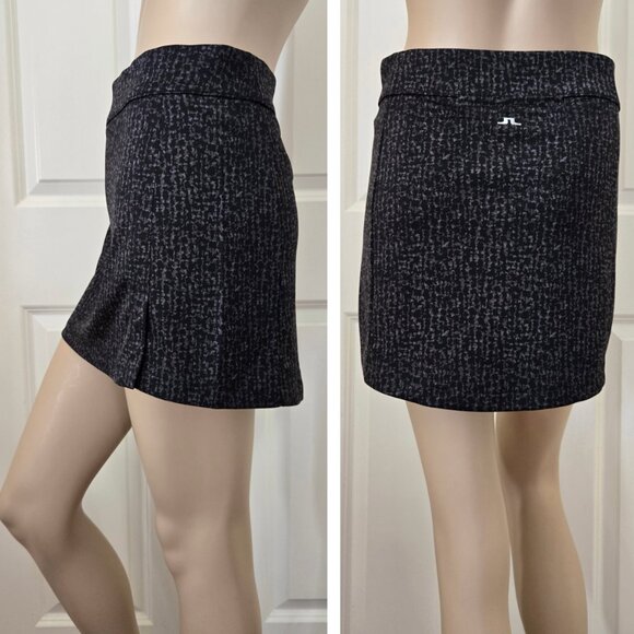 J.Lindeberg Amelie Golf Skort SZ S Black Multi - Picture 1 of 11